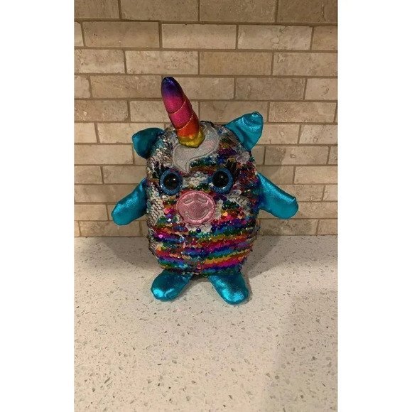 Shimmez 8.5" Rainbow Unicorn - Picture 1 of 5
